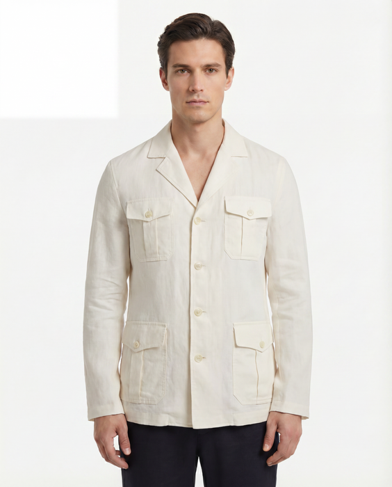 Safari Linen Overshirt