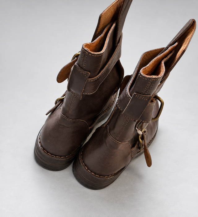 713 Rabbit Leather Boot