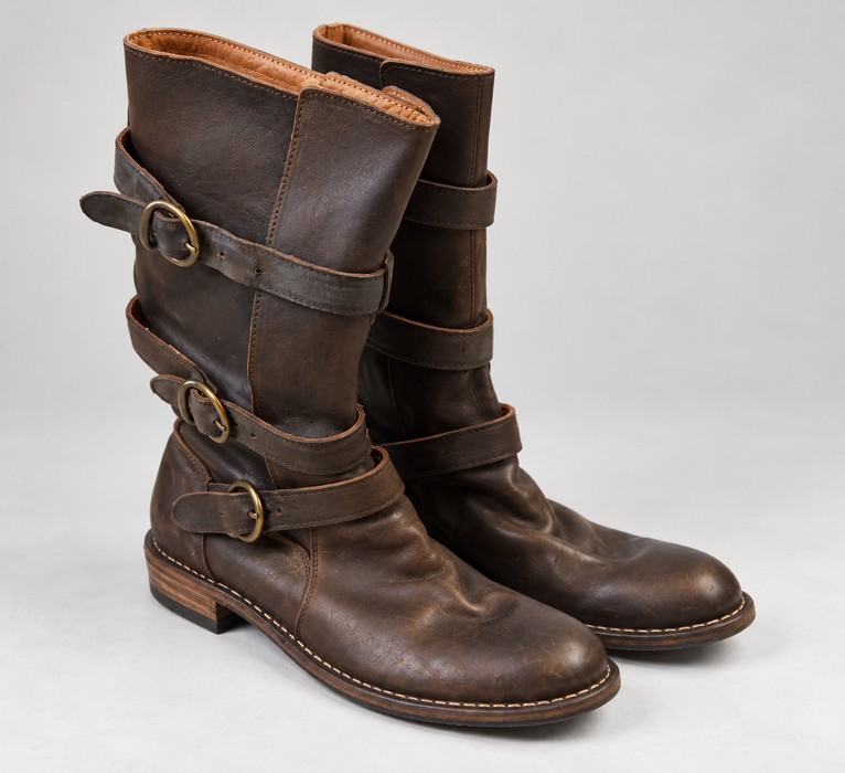 7040 Testa Moro Leather Boots