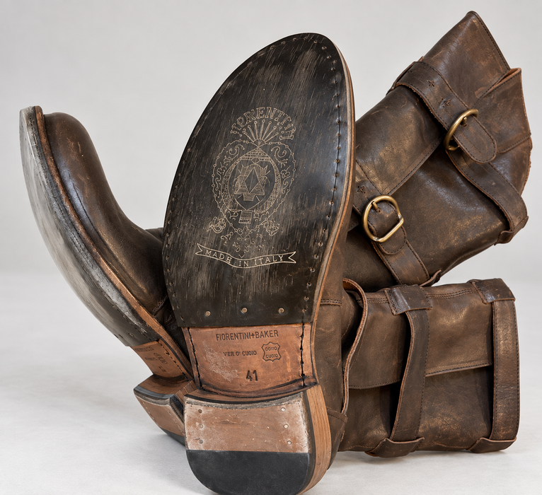 7040 Testa Moro Leather Boots