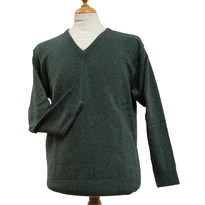 Traditions V- neck sweater green