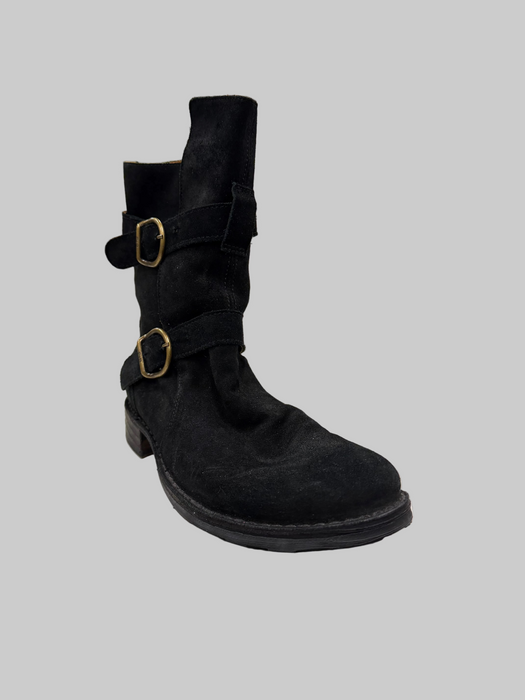 713 Leather Suede Boots