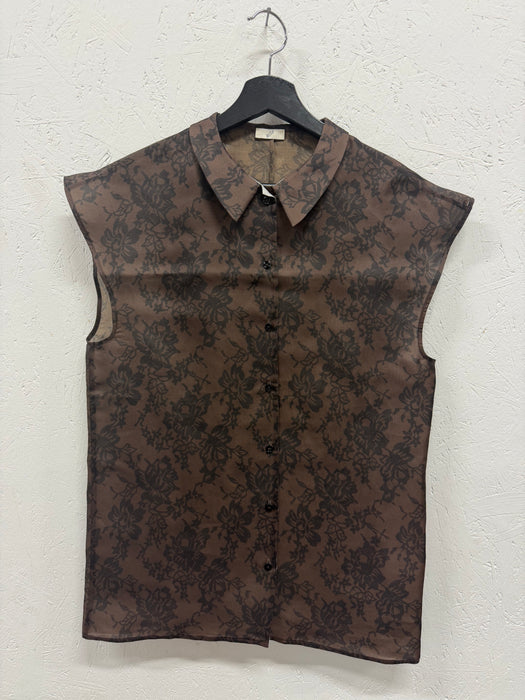 Lace Organza top