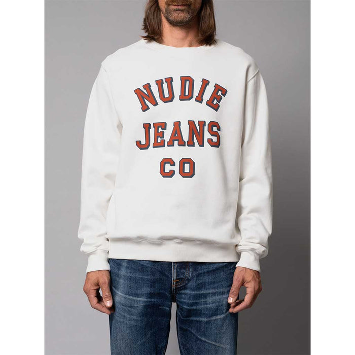 Lasse Nudie Jeans Co - Chalk White - Herr