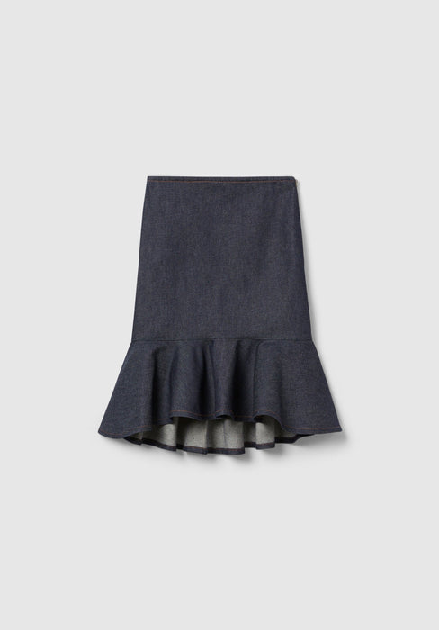Petal Denim Skirt
