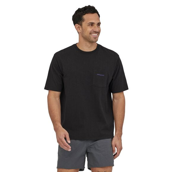Boardshort Logo Pocket  Responsibili-Tee® - Ink Black - Herr