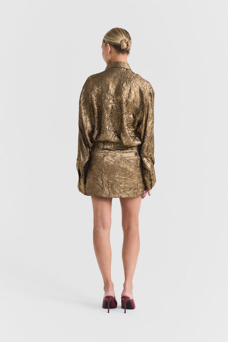 Cassie Skirt Gold