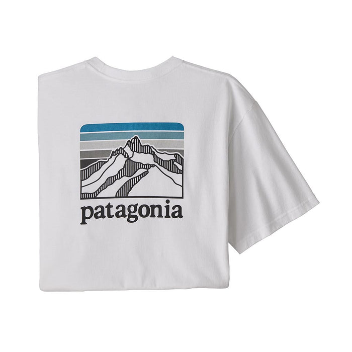 Line Logo Ridge Pocket Responsibiliti-Tee - White - Herr