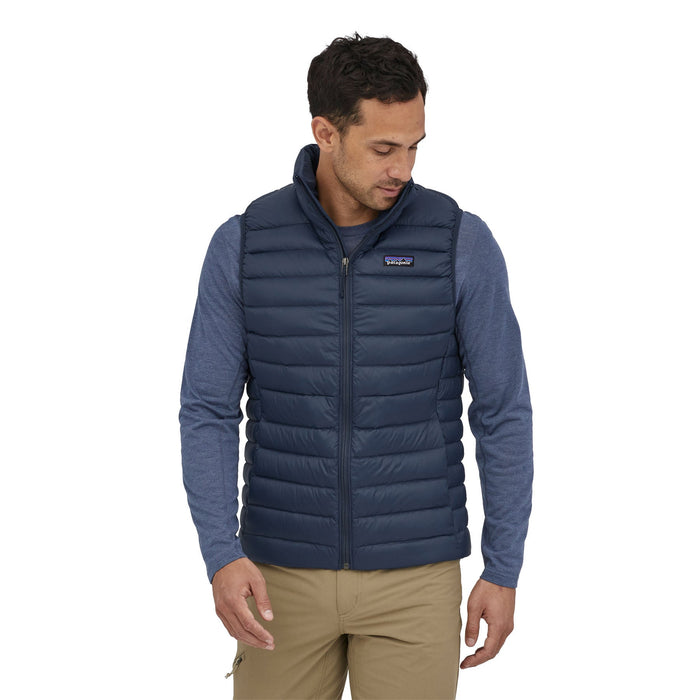 Down Sweater Vest - New Navy - Herr