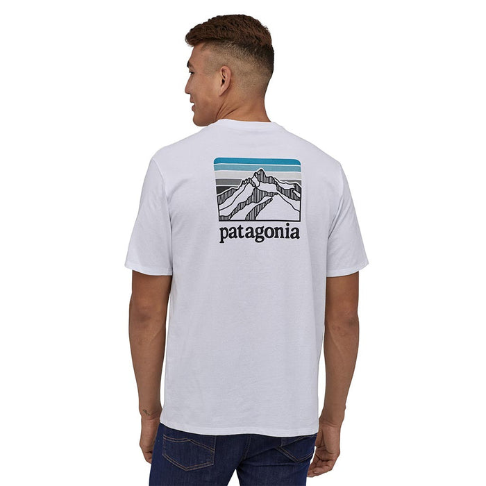 Line Logo Ridge Pocket Responsibiliti-Tee - White - Herr