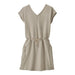 organic cotton roaming dress - dam - pumice