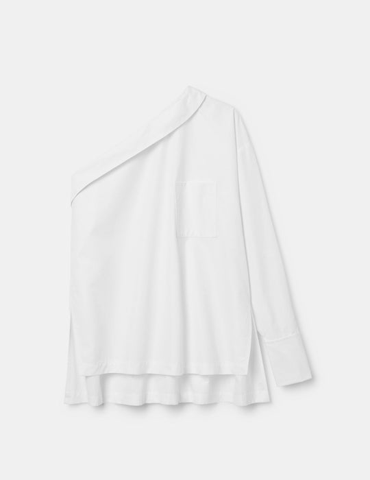 CRISP ASYMMETRIC SHIRT