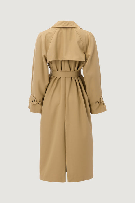 Wool Blend Trenchcoat