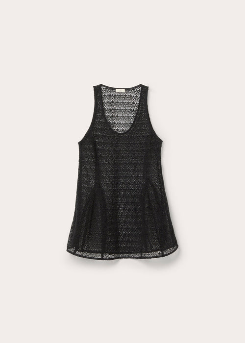 Tailored lace tank